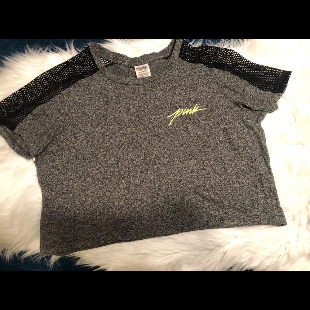 Grey Crop Top by Pink⚡️